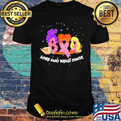Breast cancer awareness boo scare away breast cancer shirt