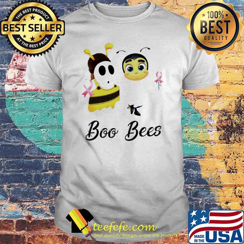 Breast cancer awareness Halloween boo bees shirt