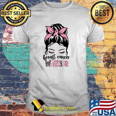 Breast Cancer Warriorgirl With Pink Leopard Skin Ribbon T-Shirt