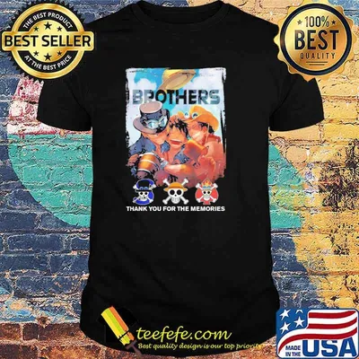 Brothers thank you for the memories shirt