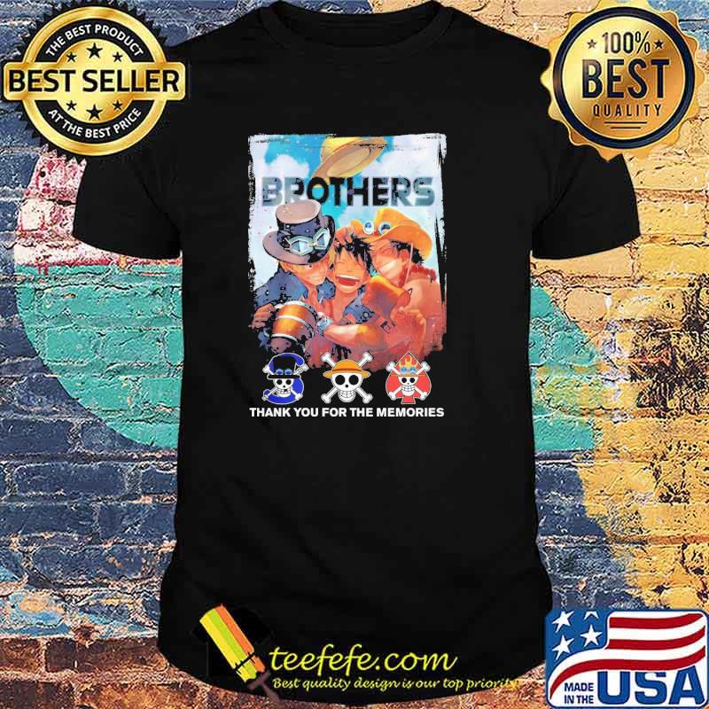 Brothers thank you for the memories shirt