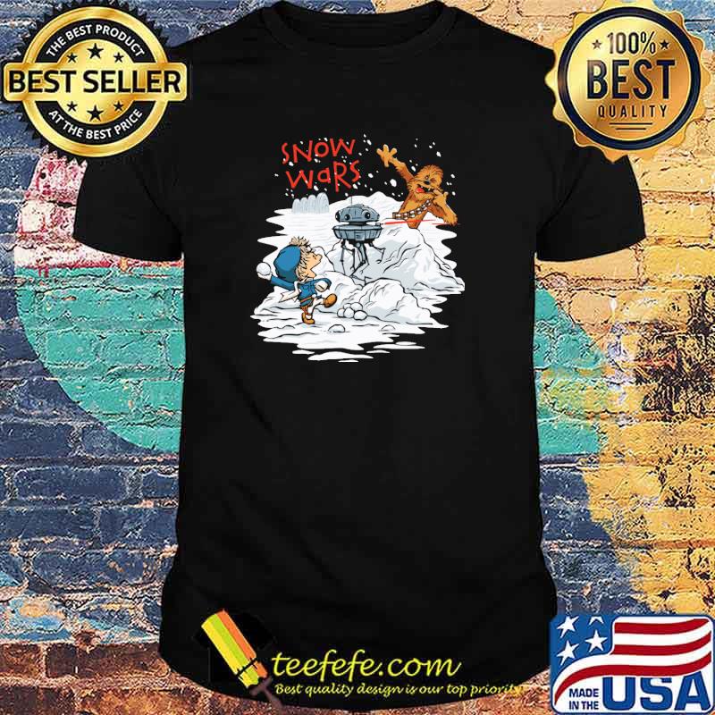 BSW Youth Calvin and Hobbes Snow Wars Star Wars Shirt