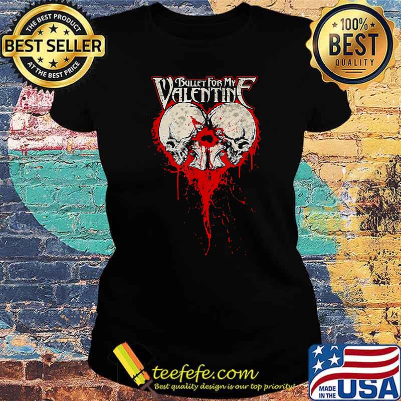 Bullet For My Valentine Couple Skull T-Shirt Ladies tee Bullet For My Valentine Couple Skull T-Shirt Ladies tee