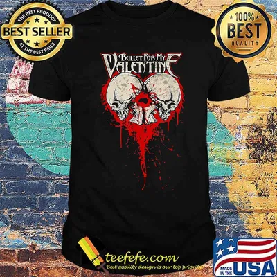 Bullet For My Valentine Couple Skull T-Shirt