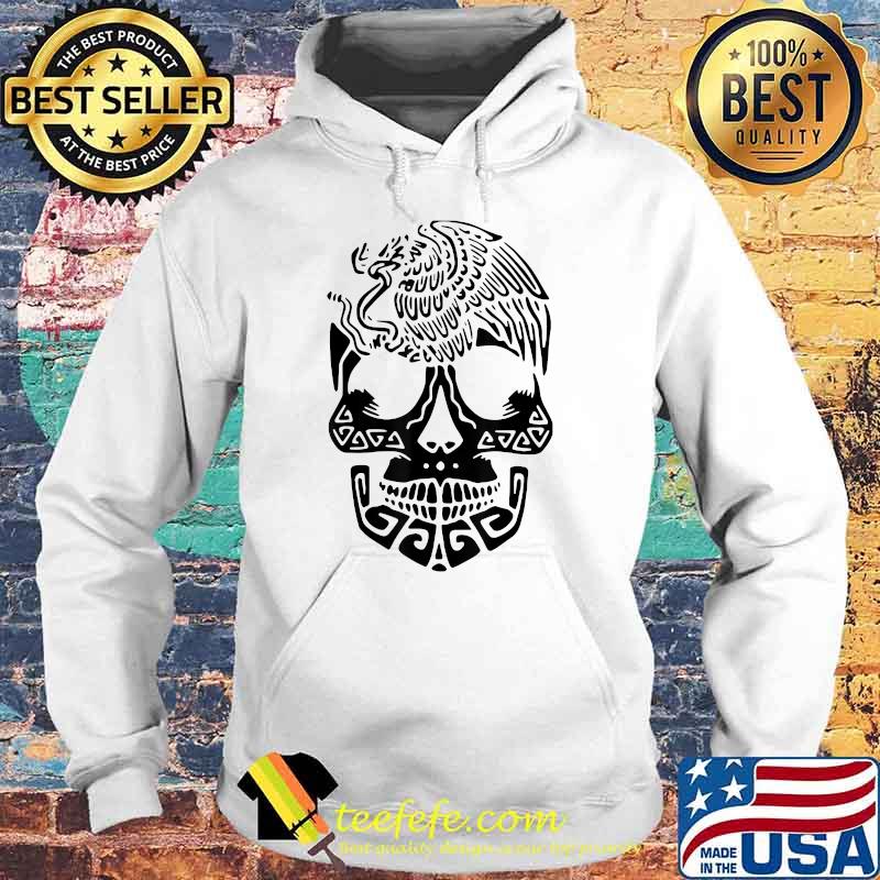 Calavera Mexicana con Aguila Skull Halloween Costume T-Shirt Hoodie Calavera Mexicana con Aguila Skull Halloween Costume T-Shirt Hoodie