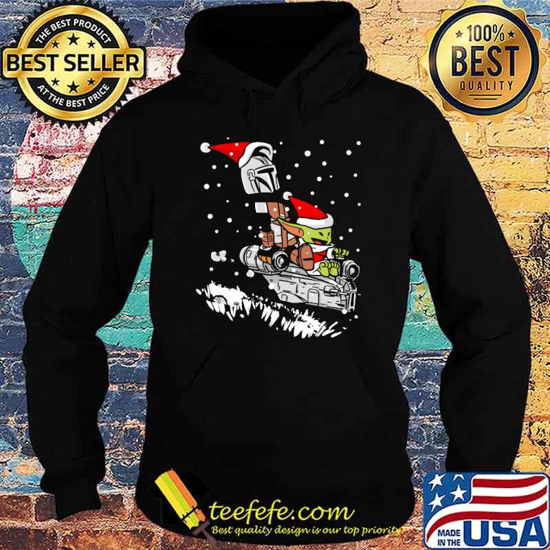 Calvin Baby Yoda Mandalorian Christmas Shirt Hoodie Calvin Baby Yoda Mandalorian Christmas Shirt Hoodie