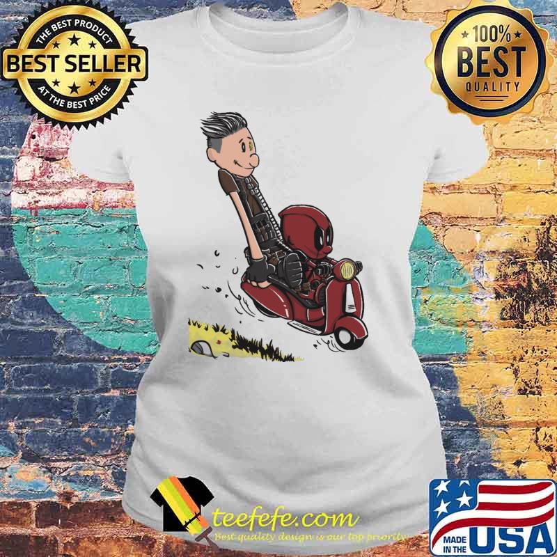 Calvin Deadpool Shirt Laides tee Calvin Deadpool Shirt Laides tee