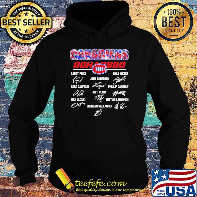 Canadiens Gohabsgo Players signatures s Hoodie Canadiens Gohabsgo Players signatures s Hoodie