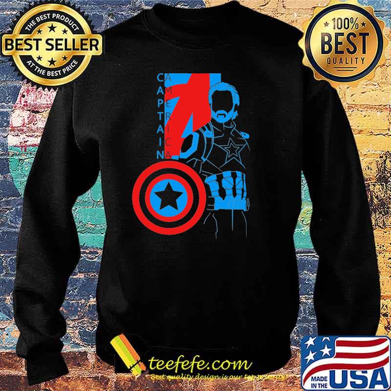 Captain America Shirt Sweater Captain America Shirt Sweater