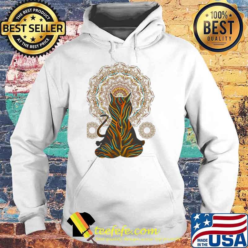 Cat hippie peace art s Hoodie Cat hippie peace art s Hoodie