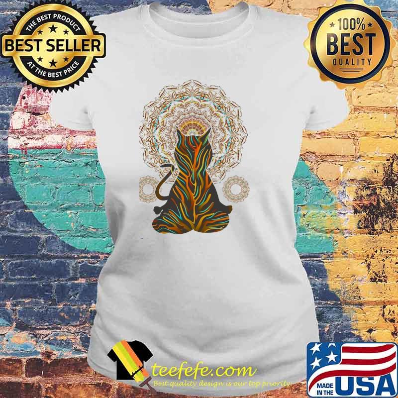 Cat hippie peace art s Laides tee Cat hippie peace art s Laides tee