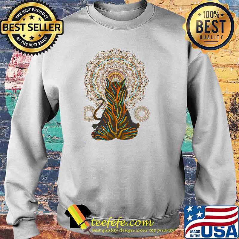 Cat hippie peace art s Sweater Cat hippie peace art s Sweater