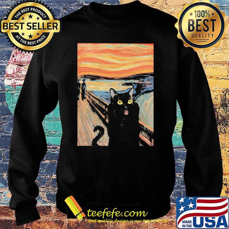 Cat Surprise Art Shirt Sweater Cat Surprise Art Shirt Sweater
