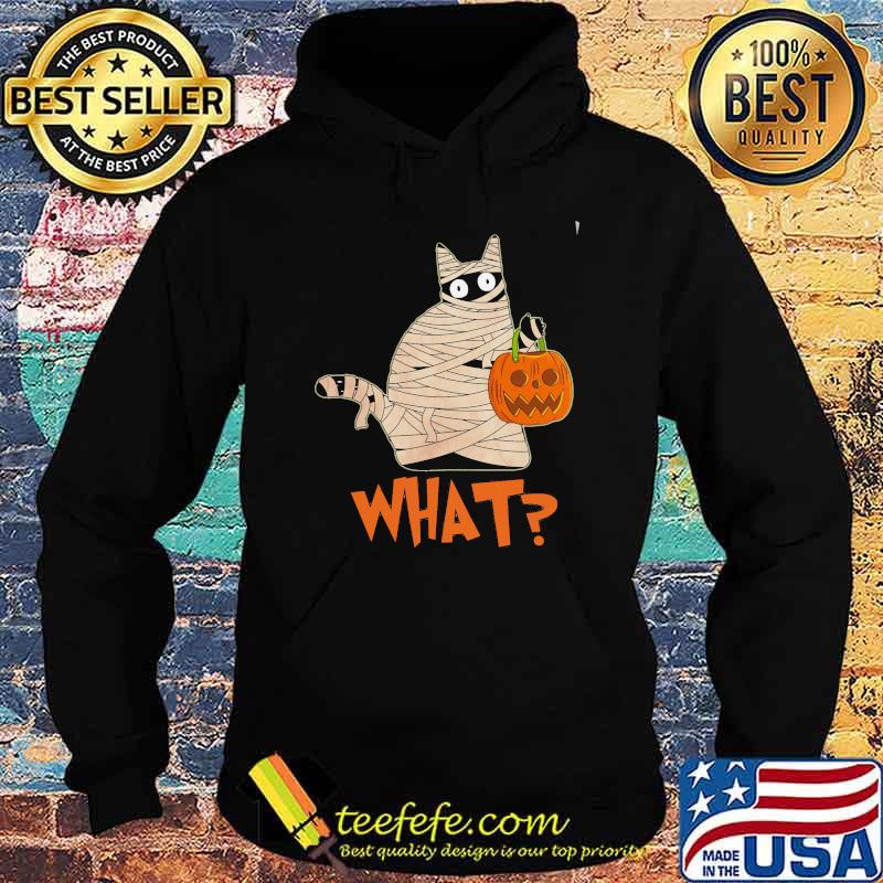 Cat Trick Or Treat What Shirt Hoodie Cat Trick Or Treat What Shirt Hoodie