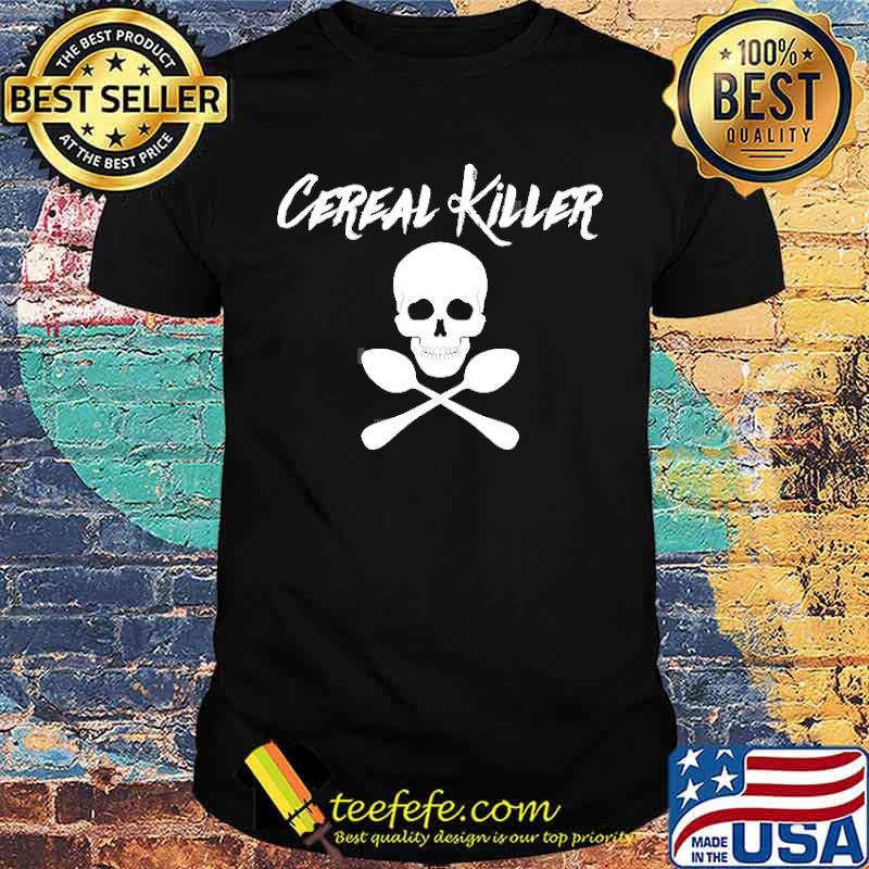 Cereal Killer Hipster Geek Halloween Shirt