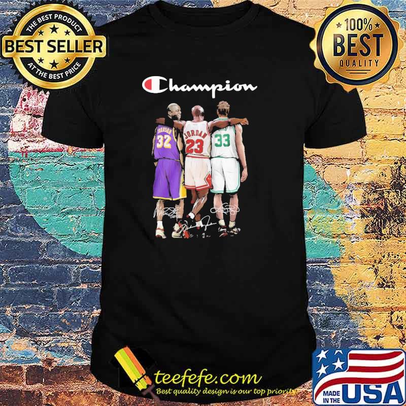 Champion bryant jordan james poster shirt