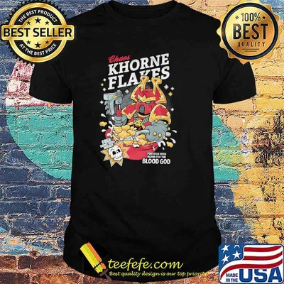 Chaos khorne flays free enemy skull inside blood god shirt