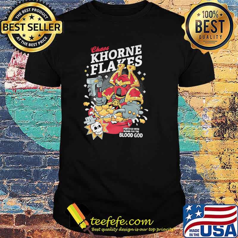 Chaos khorne flays free enemy skull inside blood god shirt