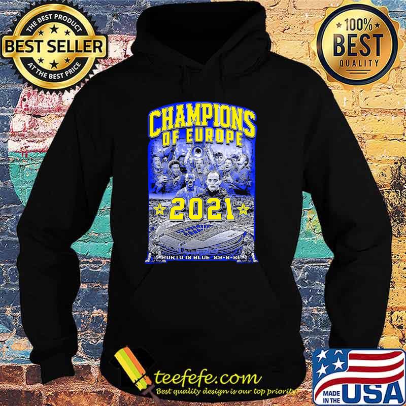 Chelsea 2021 Champions League Winners Soccer Shirt Hoodie Chelsea 2021 Champions League Winners Soccer Shirt Hoodie
