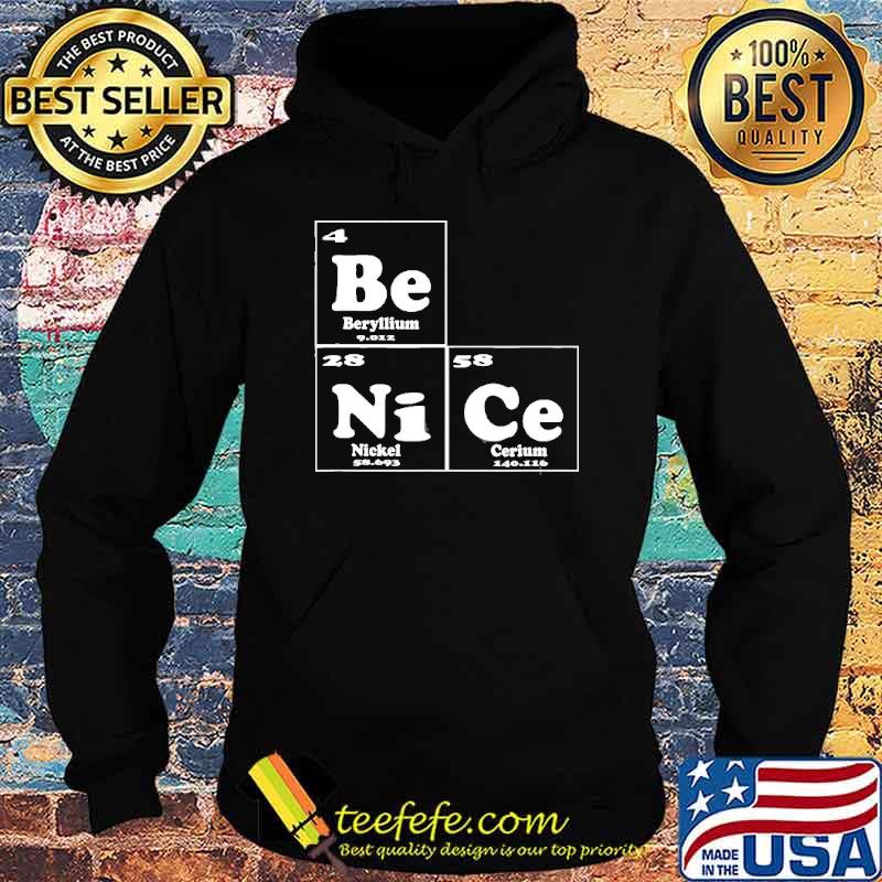 Chemistry – Be Nice Periodic Table Of Elements Shirt Hoodie Chemistry – Be Nice Periodic Table Of Elements Shirt Hoodie