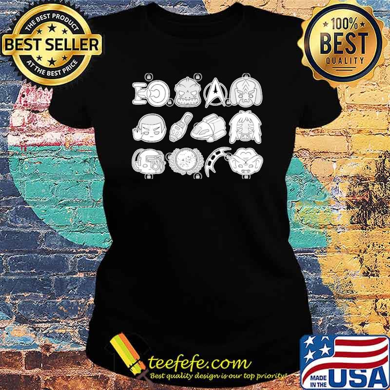 Chibi star trek starfleet spock trekkie kawaii star wars s Ladies tee Chibi star trek starfleet spock trekkie kawaii star wars s Ladies tee