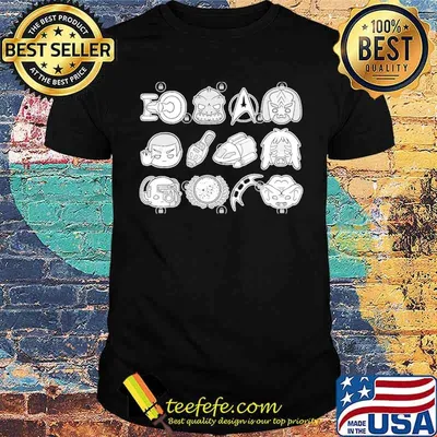 Chibi star trek starfleet spock trekkie kawaii star wars shirt