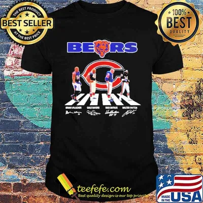 Chicago Bears Abbey Road signatures shirt