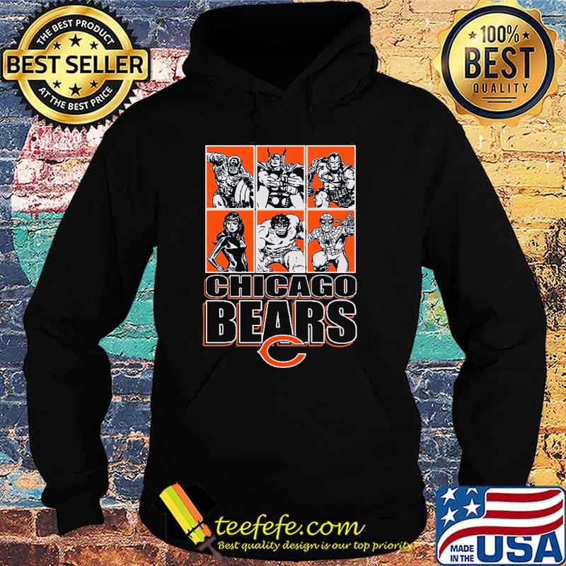 Chicago Bears Disney Marvel Avengers Line-Up s Hoodie Chicago Bears Disney Marvel Avengers Line-Up s Hoodie