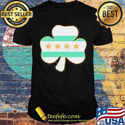 Chicago Irish Flag Shamrock St Patrick’s Day Shirt