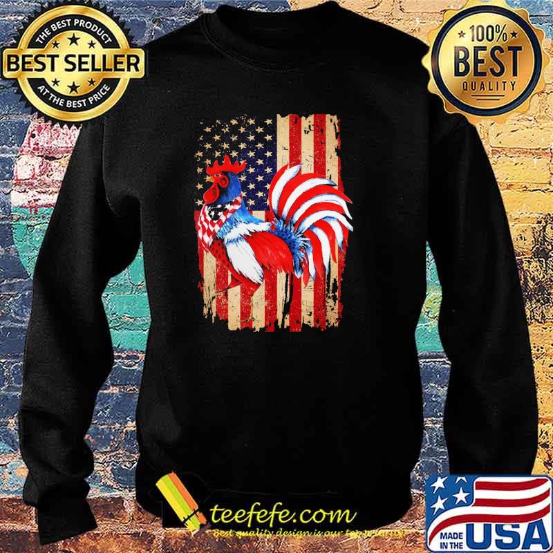 Chicken grunge American flag vintage-chicken lover s Sweater Chicken grunge American flag vintage-chicken lover s Sweater