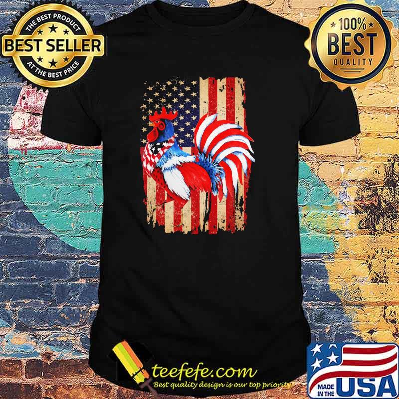 Chicken grunge American flag vintage-chicken lover shirt Chicken grunge American flag vintage-chicken lover shirt