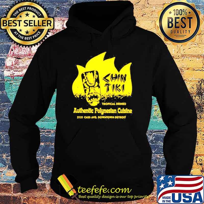 Chin Tiki tropical drinks authentic polynesian cuine s Hoodie Chin Tiki tropical drinks authentic polynesian cuine s Hoodie