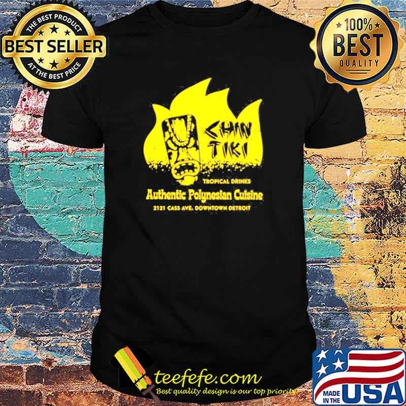 Chin Tiki tropical drinks authentic polynesian cuine shirt