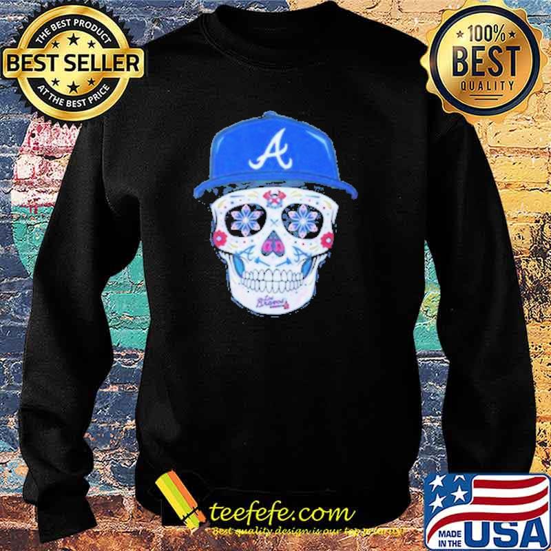 Chris Martin Atlanta Braves Sugar Skull Shirt, hoodie, sweater