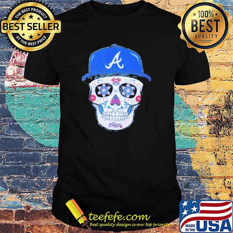 Chris Martin Atlanta Braves Sugar Skull Shirt