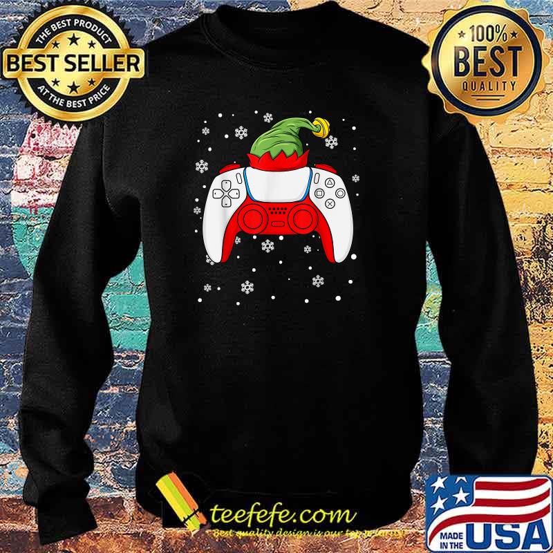 Christmas Elf Gamer Controller Gaming Xmas T-Shirt Sweater Christmas Elf Gamer Controller Gaming Xmas T-Shirt Sweater