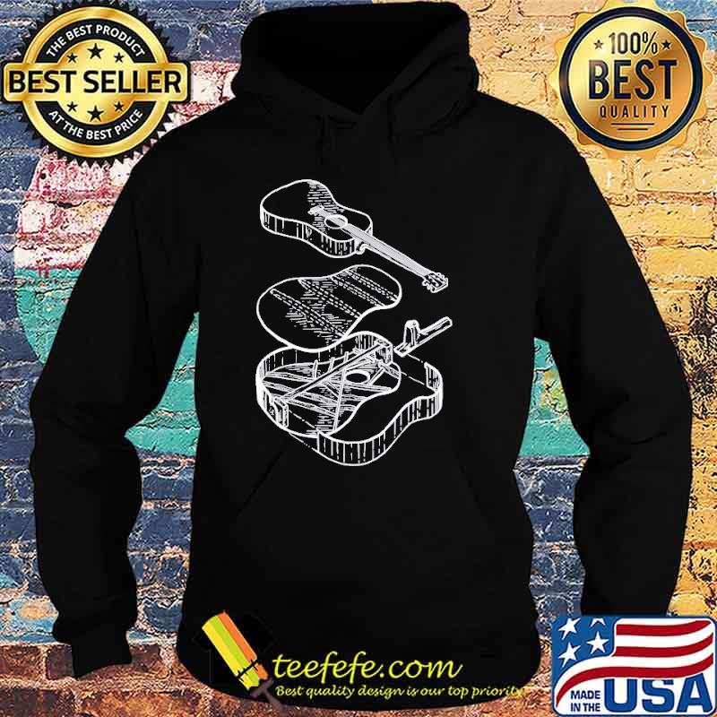 Classic Acoustic Guitar Patent Music Shirt Hoodie Classic Acoustic Guitar Patent Music Shirt Hoodie
