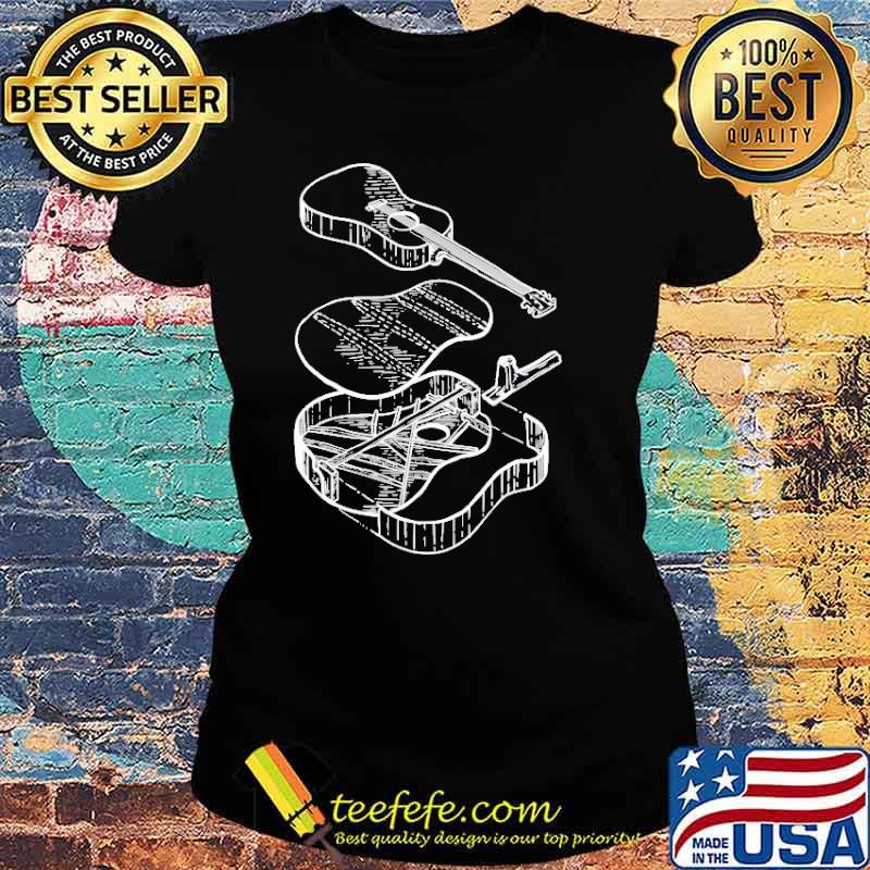 Classic Acoustic Guitar Patent Music Shirt Ladies tee Classic Acoustic Guitar Patent Music Shirt Ladies tee