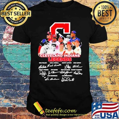 Cleveland Indians Legends Signatures Shirt