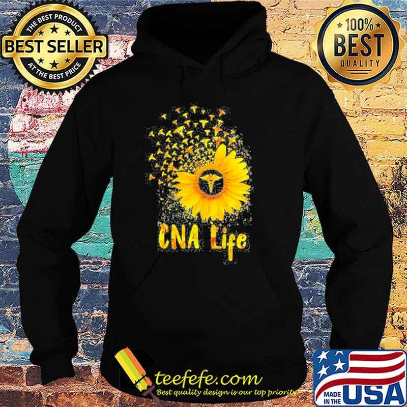 Cna Life Sunflower Nurse Shirt Hoodie Cna Life Sunflower Nurse Shirt Hoodie