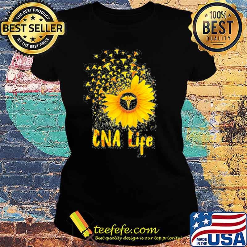 Cna Life Sunflower Nurse Shirt Ladies tee Cna Life Sunflower Nurse Shirt Ladies tee
