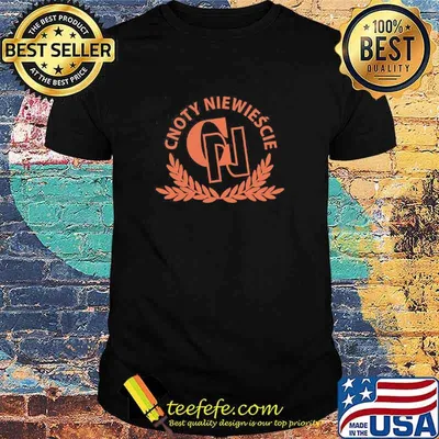 Cnoty Niewieście Czarna Koszulka Damska Shirt