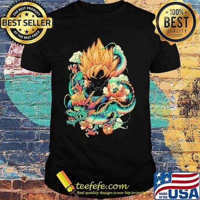 Colorful Dragon Ball Songoku shirt