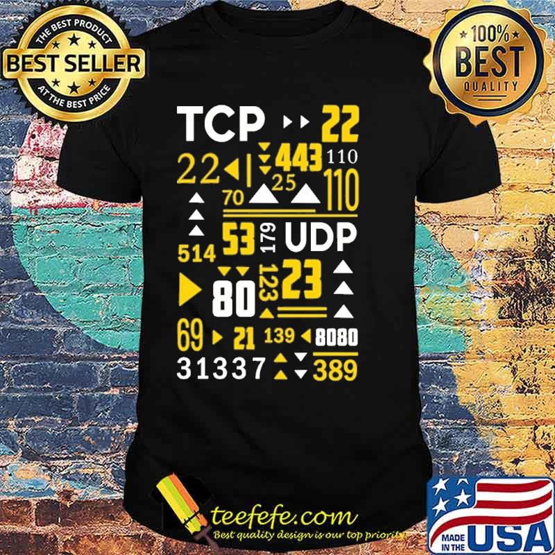 COMPUTER PORTS TCP 80 23 SHIRT