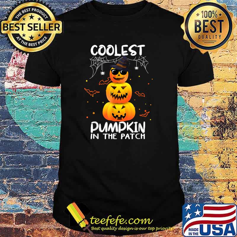 Coolest Pumpkin In The Patch Halloween Pumpkin T-Shirt