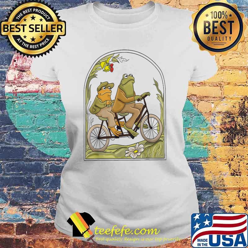 Cottagecore Inspired Goblincore Related Frog on Bike Shirt Laides tee Cottagecore Inspired Goblincore Related Frog on Bike Shirt Laides tee