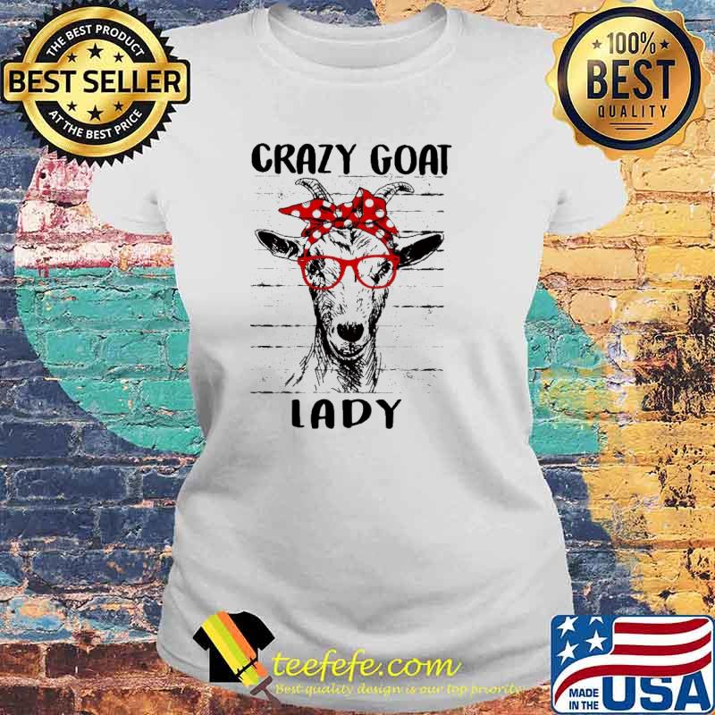 Crazy goat lady s Laides tee Crazy goat lady s Laides tee