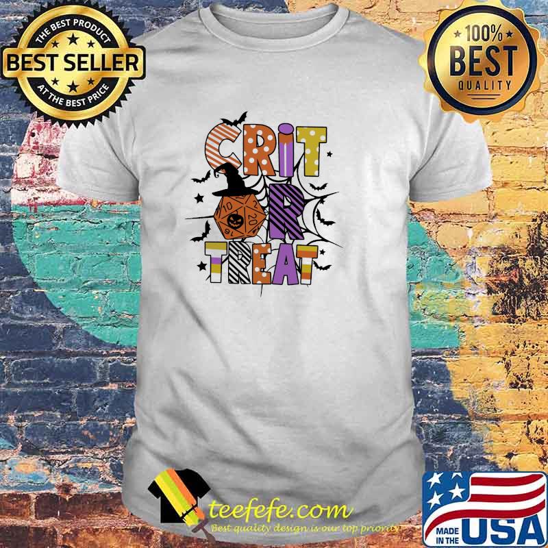 Crit Or Treat Pumkin Halloween Shirt Crit Or Treat Pumkin Halloween Shirt