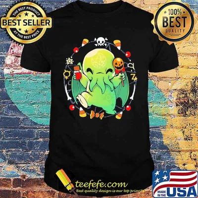 Cthulhu HalloweenHP Lovecraft monster shirt
