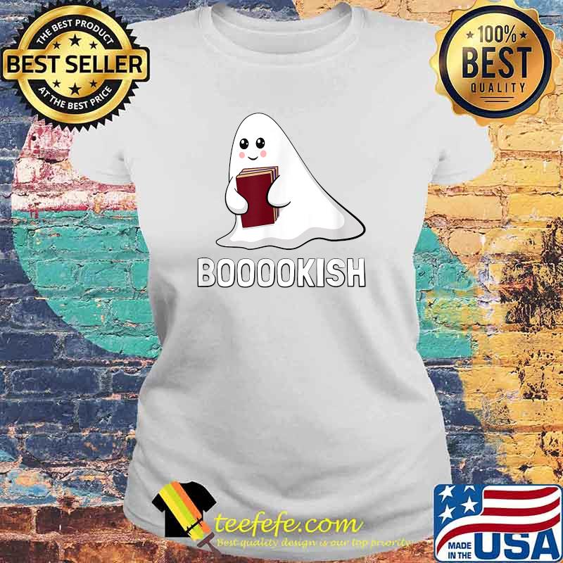 Cute bookish Halloween ghost Readers and book lovers T-Shirt Laides tee Cute bookish Halloween ghost Readers and book lovers T-Shirt Laides tee